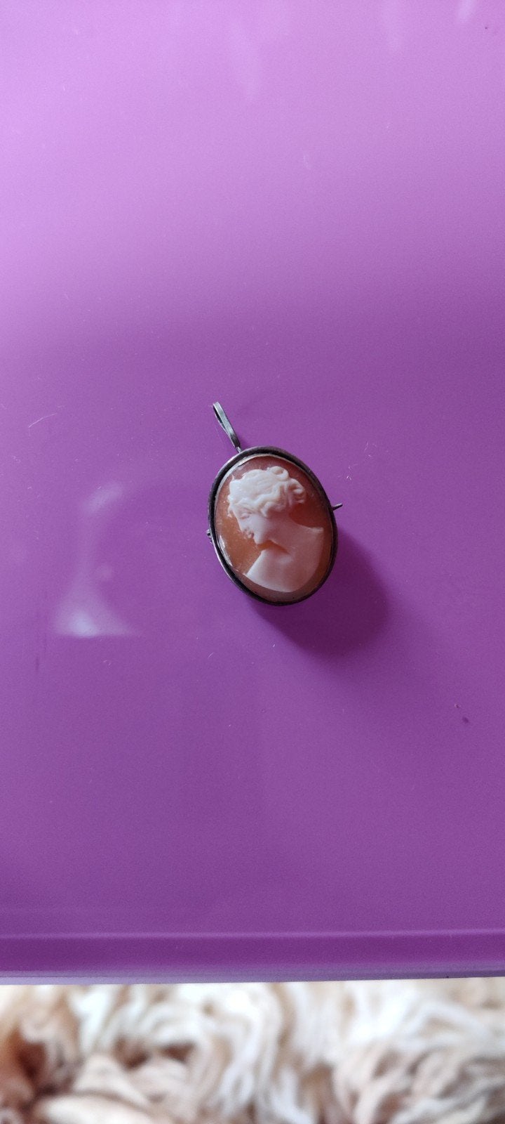 oude camee, hanger ,broche, Ophalen