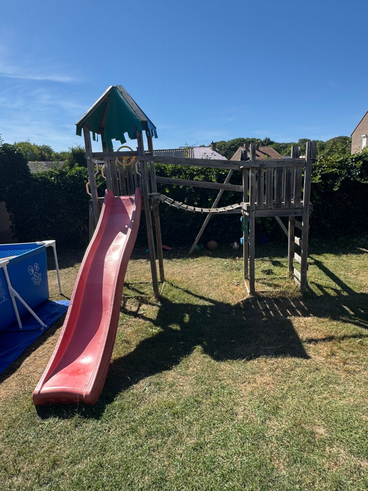 Jungle gym speeltoestel met schommel, Kinderen en Baby's, Speelgoed | Buiten | Speeltoestellen, Ophalen, Gebruikt, Schommel