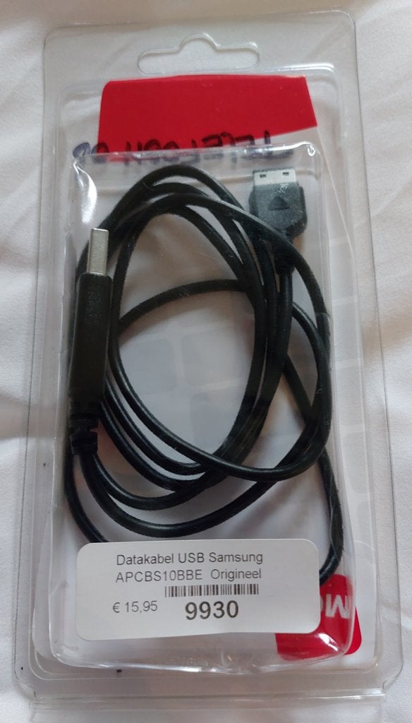 NIEUW: datakabel USB mobiele telefoon Samsung, Telecommunicatie, Ophalen of Verzenden, Nieuw, Overige typen, Samsung