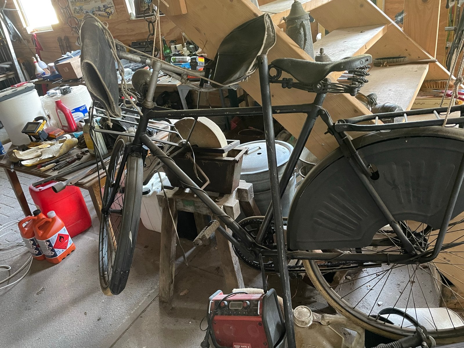 Oude fiets te koop - Vintage model, Fietsen en Brommers, 55 tot 59 cm, Ophalen, Terugtraprem, Jaren '50