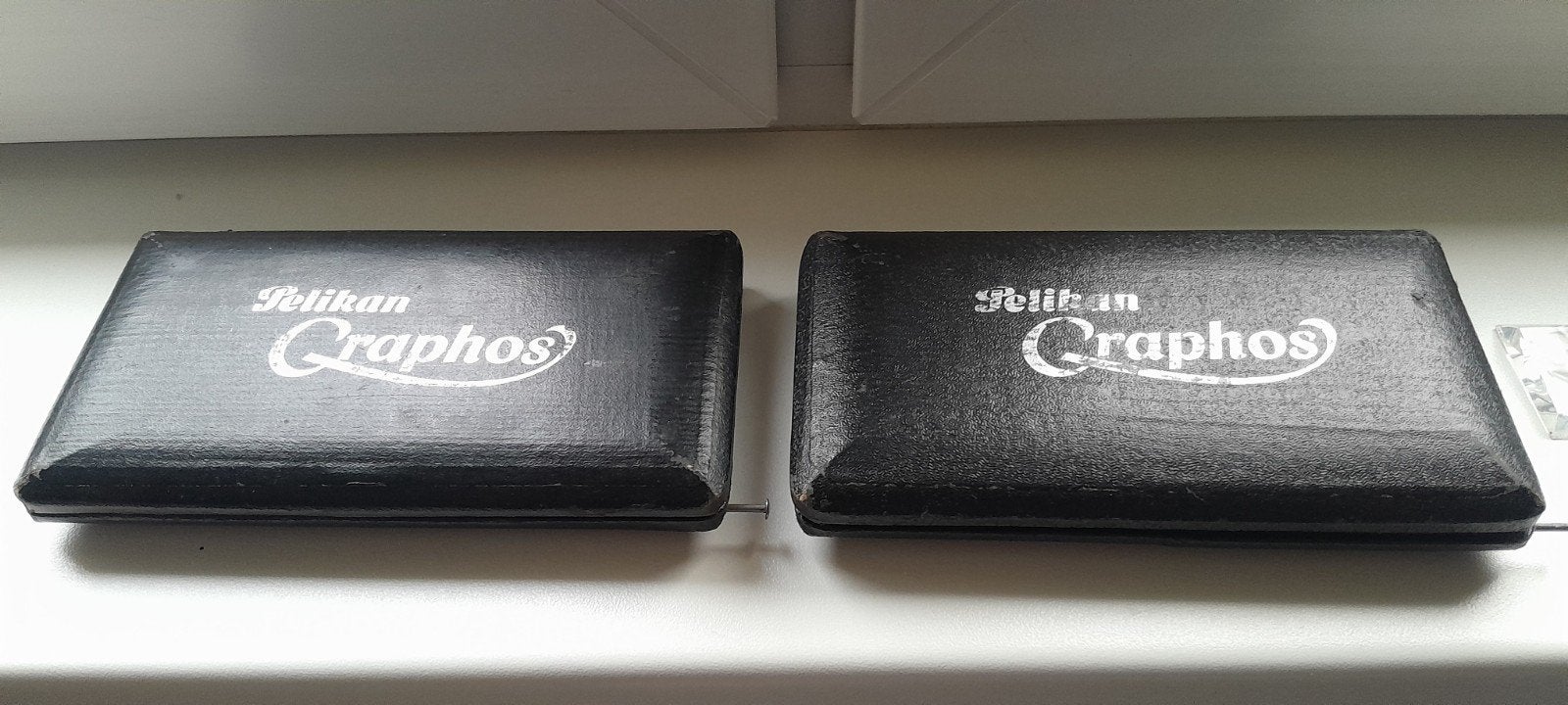 Pelikan Graphos, 2 x vintage, Gebruikt, Verzenden, Overige typen, Pelikan,  Graphos , Germany