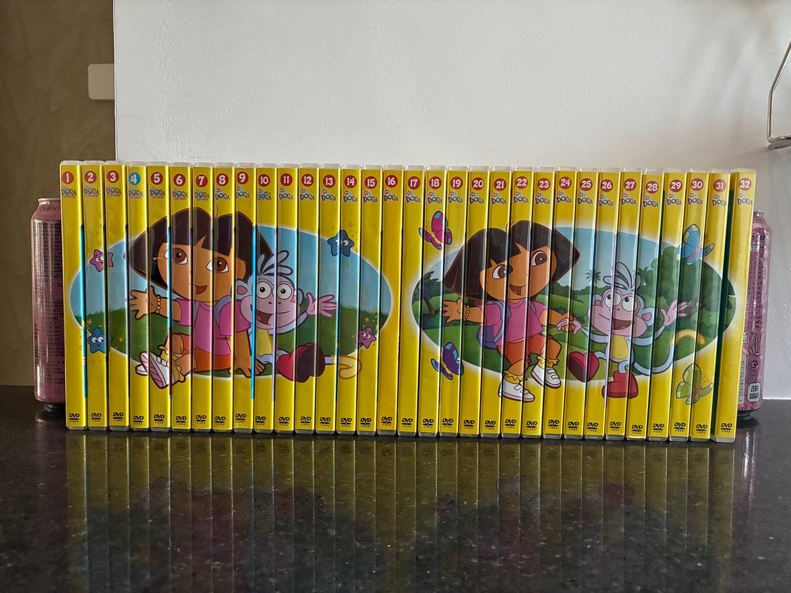 Complete dvd collectie, Dora Nederlands gesproken, Avontuur, Gebruikt, Alle leeftijden, Box/collectie