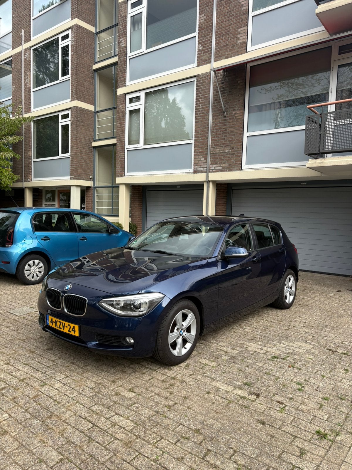 BMW F20 114i 5deurs|Leder|Stoelverw.|Navigatie |LED|NAP, Auto's, 1-Serie, Achterwielaandrijving, Zwart, 4 cilinders