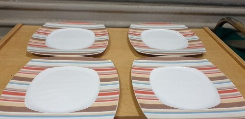dineer borden gekleurd, Huis en Inrichting, Keuken | Servies, Ophalen of Verzenden, 'T Olde Gre-j, Info@toldegrej.nl, Endepoelstraat 20f Didam