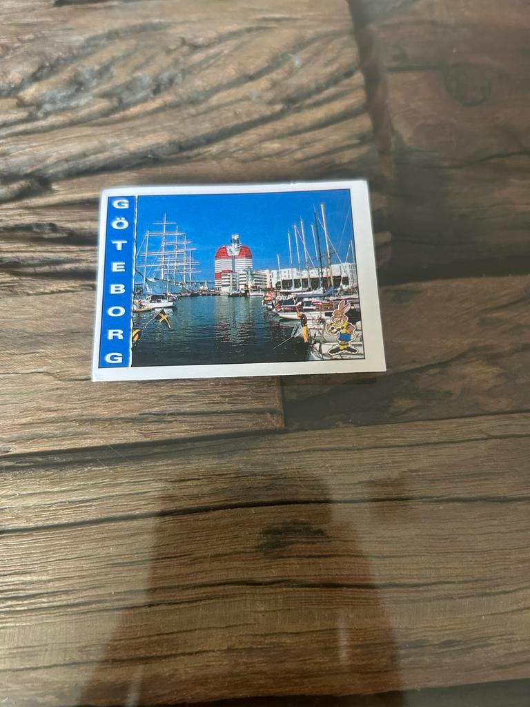 Panini Euro '92 Sticker - Göteborg (8), Verzamelen, Stickers, Gebruikt, Sport, Ophalen of Verzenden
