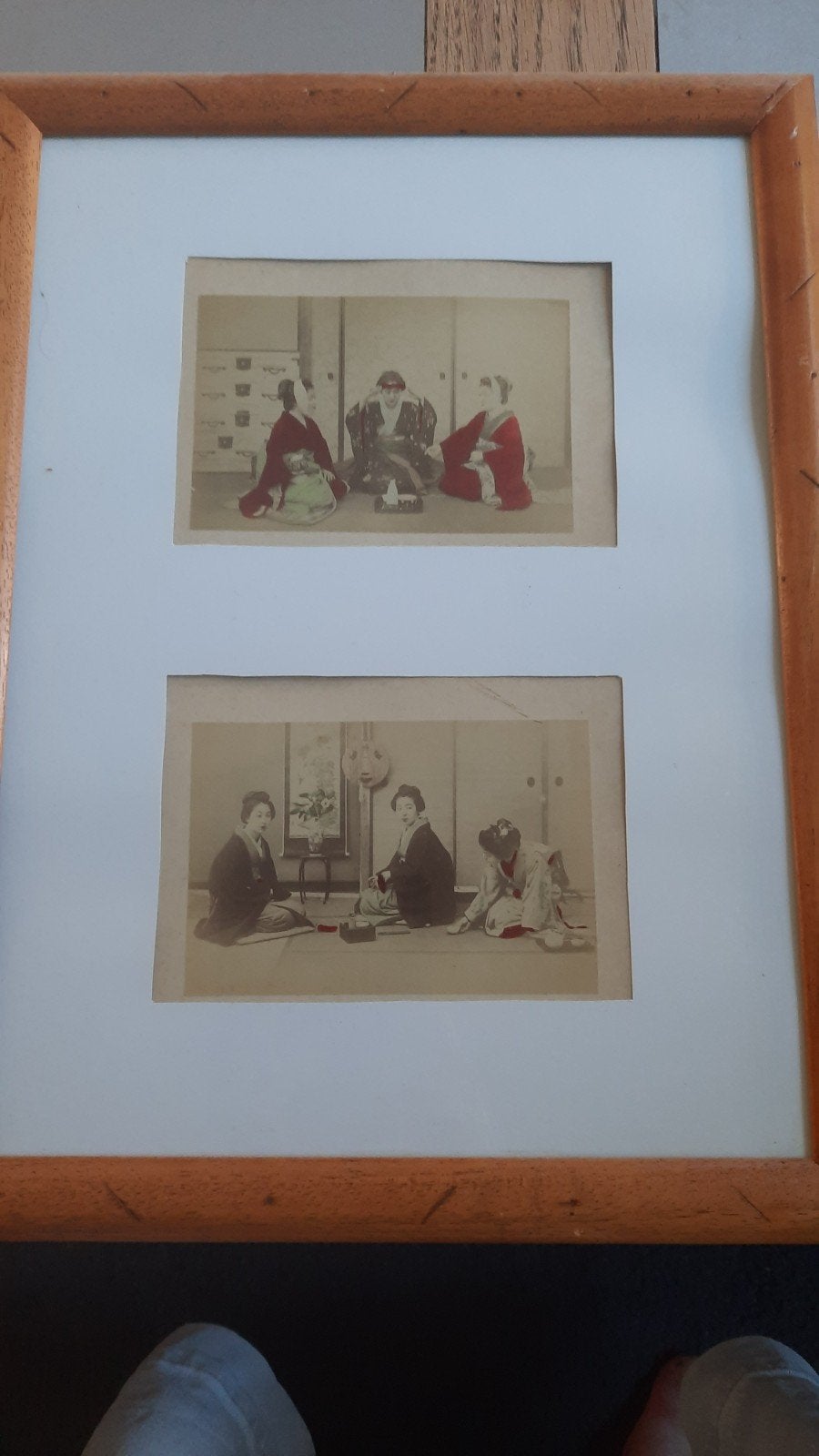 4 19e eeuwse Japanse albumine foto,s Kusakabe Kimbei, Japan, Ophalen of Verzenden