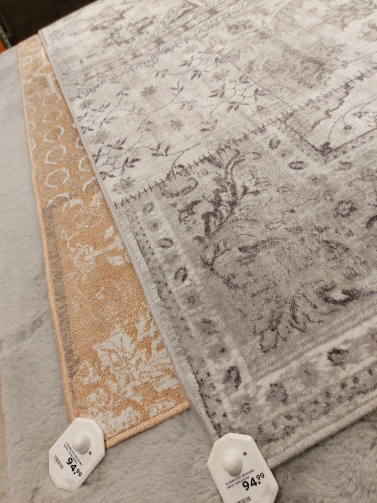 Karwei Tapijt Basra 160x230 cm Crème/Grijs Vloerkleed, Ophalen, 150 tot 200 cm, Vintage, 200 cm of meer