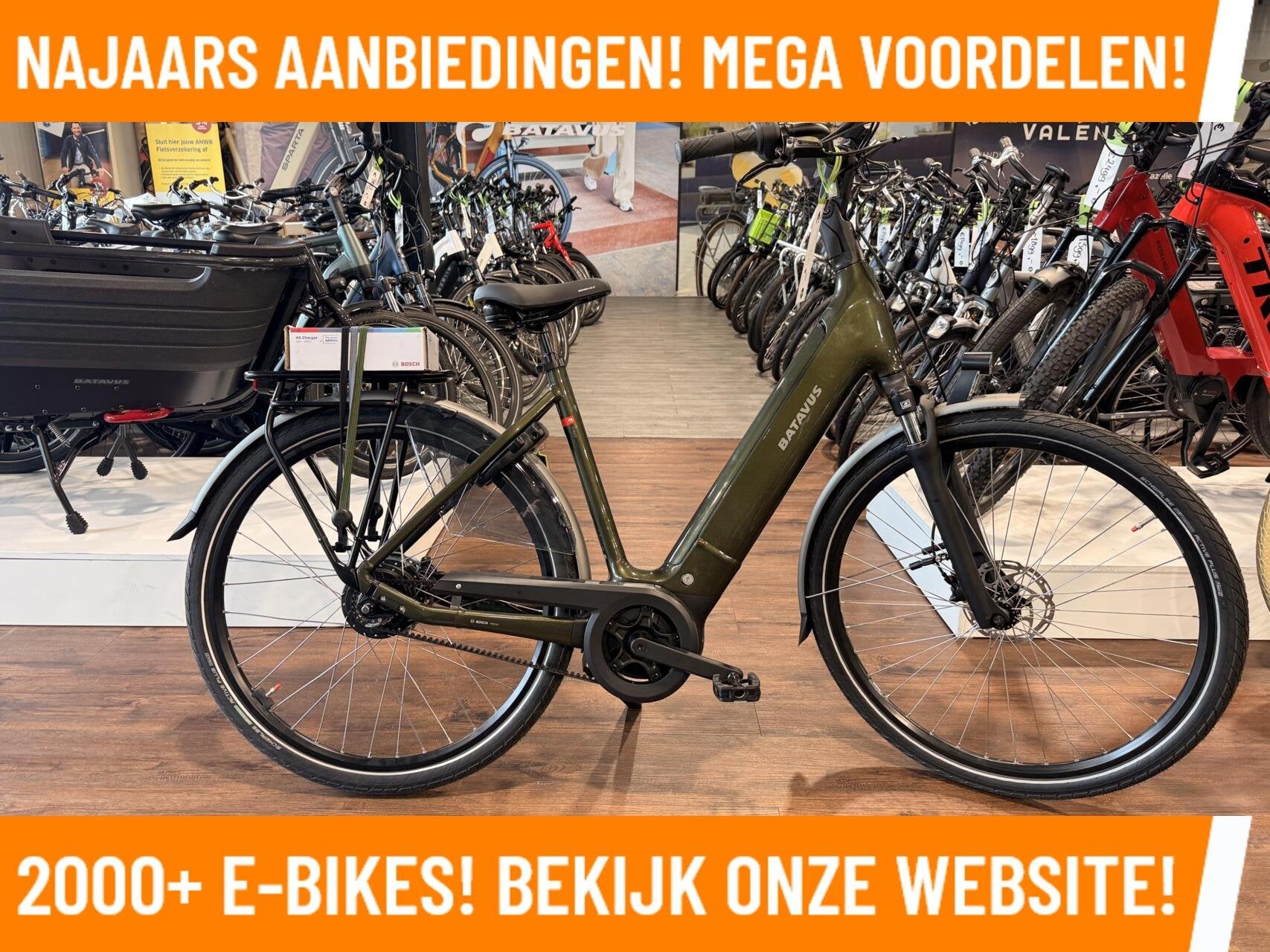 Groot aanbod ebikes vanaf €2000 – €2499 met middenmoto, Fietsen en Brommers, Zo goed als nieuw, 50 km per accu of meer, Sparta