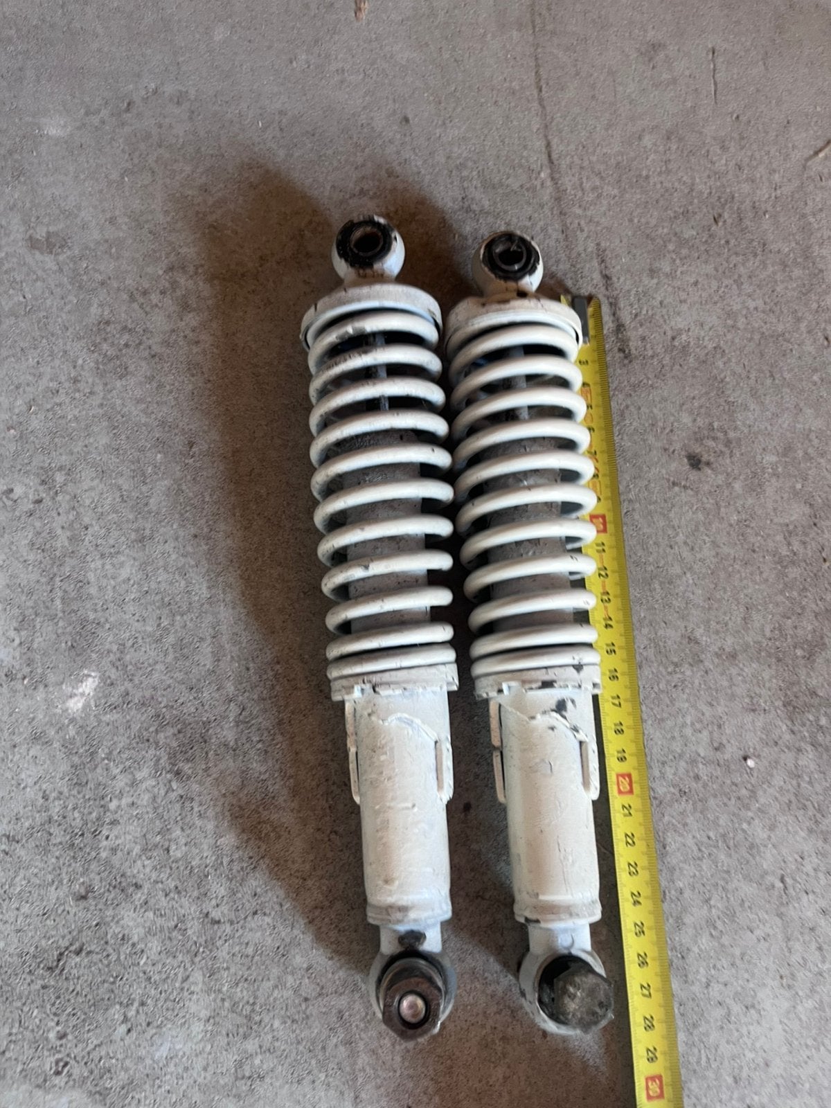 🟥 Witte schokbrekers 260mm Gilera Citta 🟥, Fietsen en Brommers, Brommeronderdelen | Snorfietsen, Ophalen of Verzenden, Gebruikt