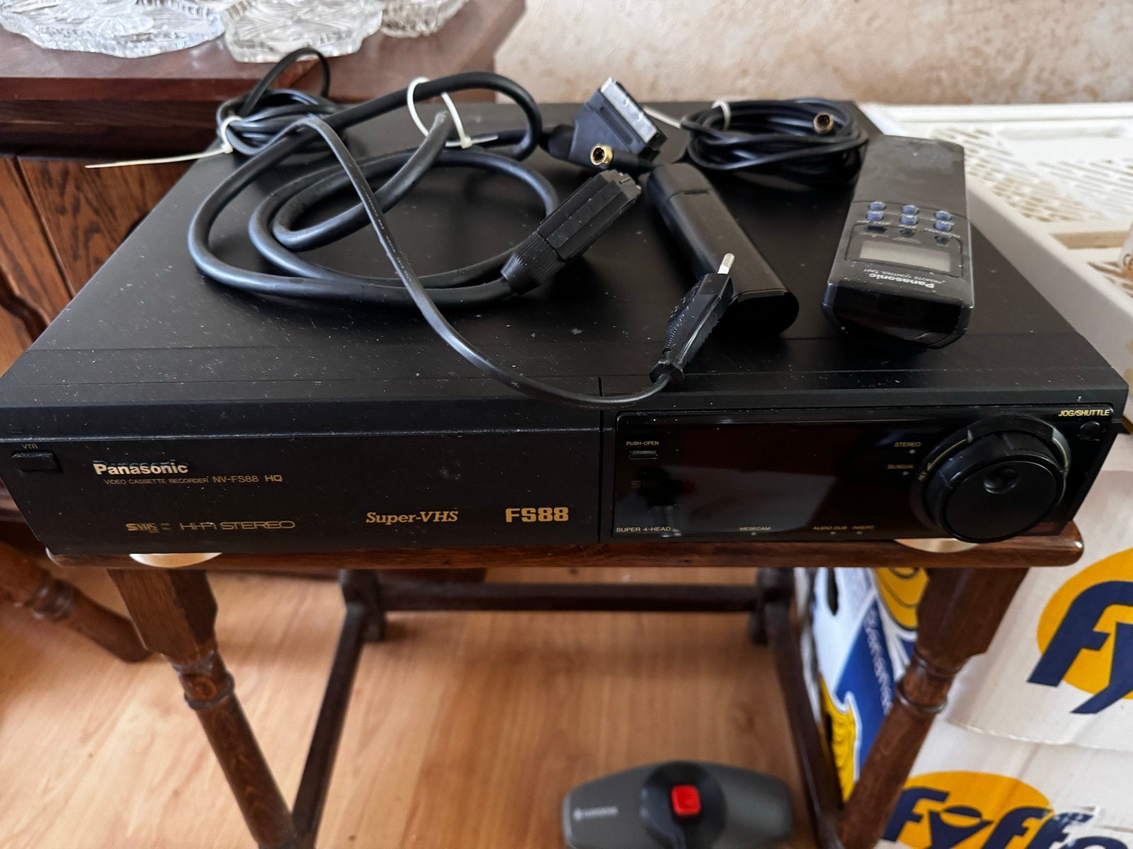 Panasonic NV-FS88 Super-VHS Videorecorder met afstandsbedien, Ophalen, Gebruikt, VHS-speler of -recorder