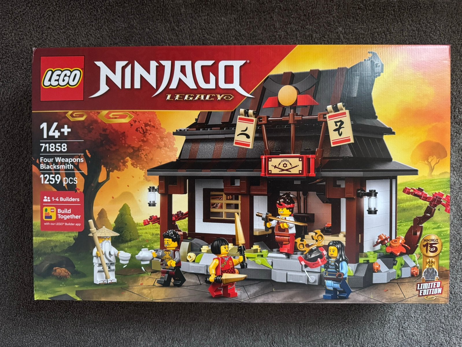 LEGO Ninjago Legacy 71858 - Four Weapons Blacksmith MISB, Lego, Nieuw, Ophalen of Verzenden, Ongeopend/sealed