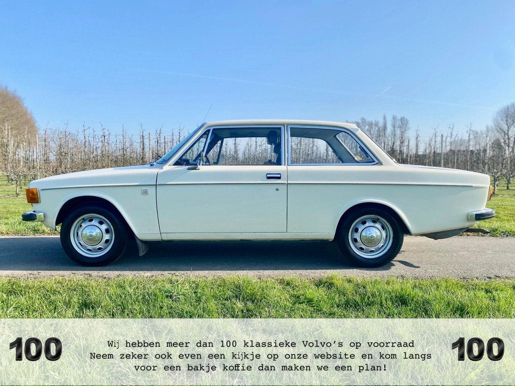 Volvo 142 De Luxe automaat belastingvrij, 27 jaar in bezit, Auto's, Gebruikt, Overige modellen, 4 cilinders, Wit