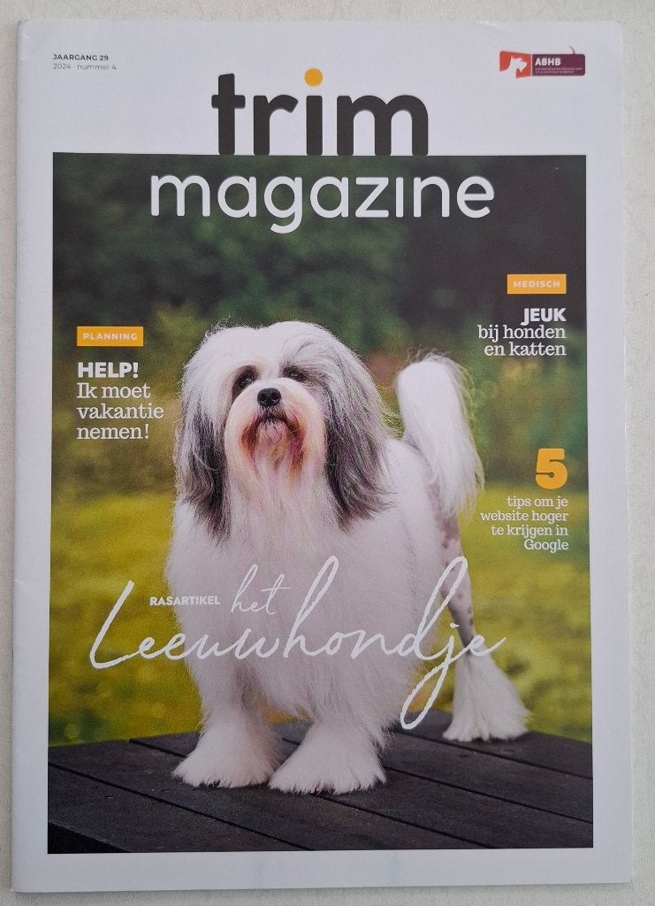 Trim Magazine Jaargang 29 Nr 4 2024 - Het Leeuwhondje, Ophalen of Verzenden, Nieuw, Honden