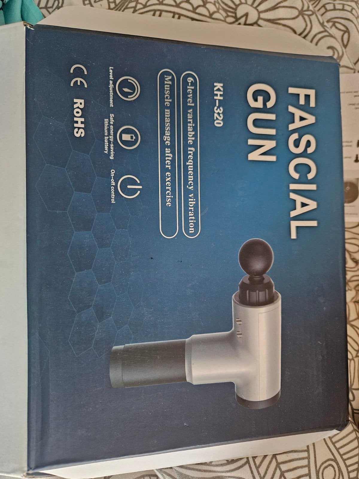 Fascia Gun KH-320 Massageapparaat - Nieuw in doos, Sport en Fitness, Ophalen of Verzenden, Nieuw, Apparaat