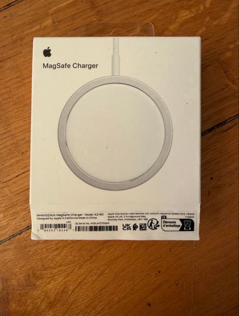 Apple MagSafe Charger (Model A2140) – 15W – 1 meter, Ophalen of Verzenden, Zo goed als nieuw, Apple iPhone