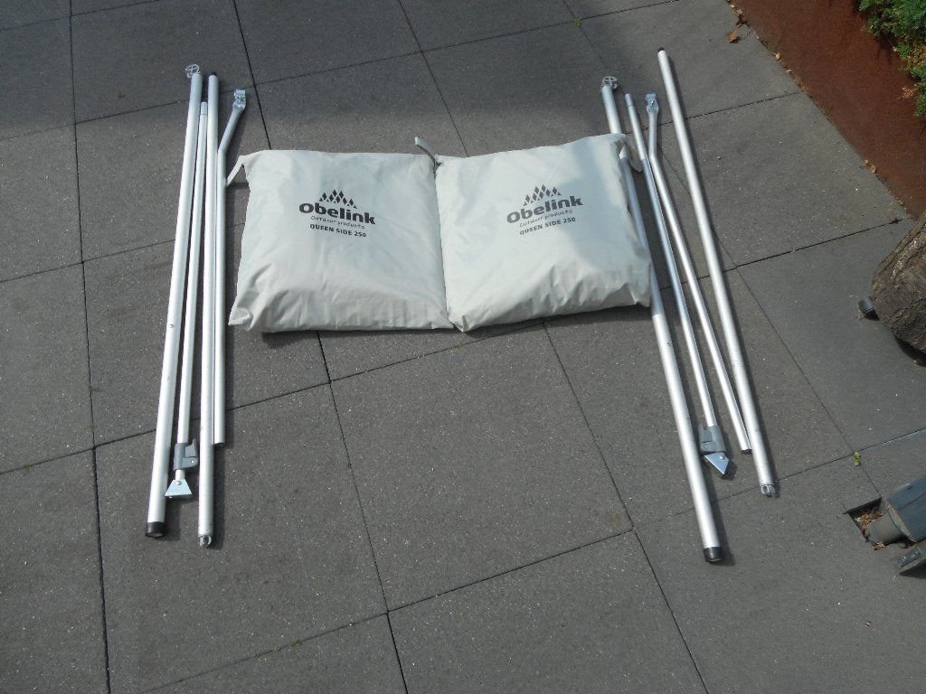 Zijwanden luivel, Ophalen of Verzenden, Zo goed als nieuw, PVC, Overige merken