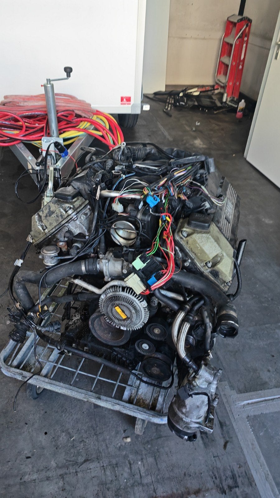 BMW E38 740i M62TUB44 Motor 1999, Ophalen, BMW
