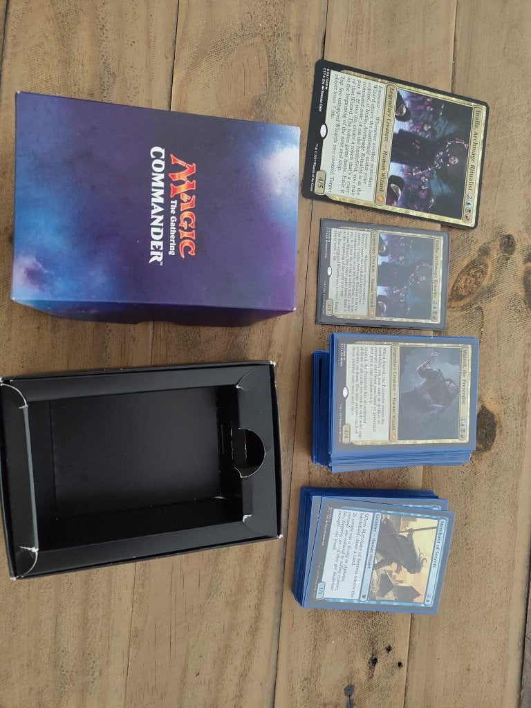 Arcane Wizardry, Commander 2017 precon (Compleet), Hobby en Vrije tijd, Verzamelkaartspellen | Magic the Gathering, Ophalen, Zo goed als nieuw
