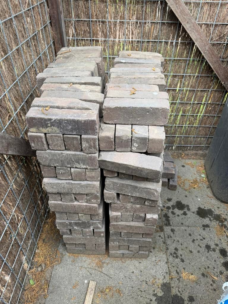 Ca. 4m2 nette waaltjes!, Tuin en Terras, Tegels en Klinkers, Ophalen, Zo goed als nieuw, Beton, Klinkers