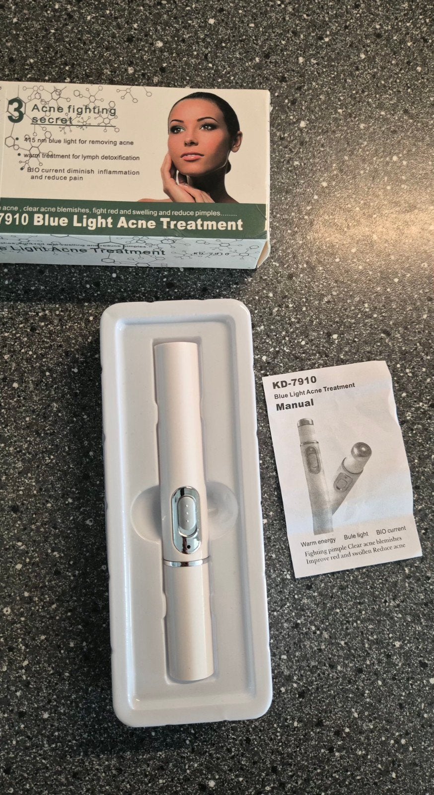 nieuw ! KD-7910 Blauw Licht Acne Behandeling Apparaat, Ophalen of Verzenden, Nieuw, Verzorging