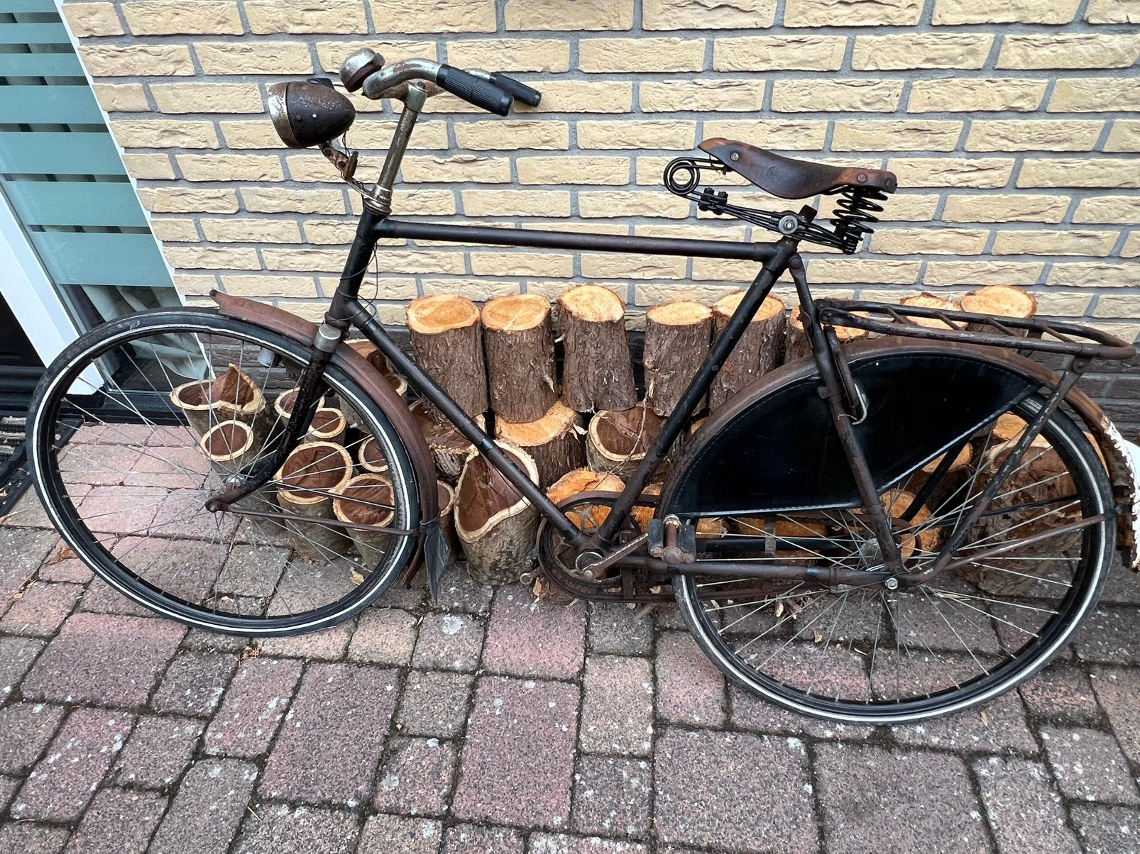 Orginele Stokvis fiets uit jaren 40 / 50, Ophalen
