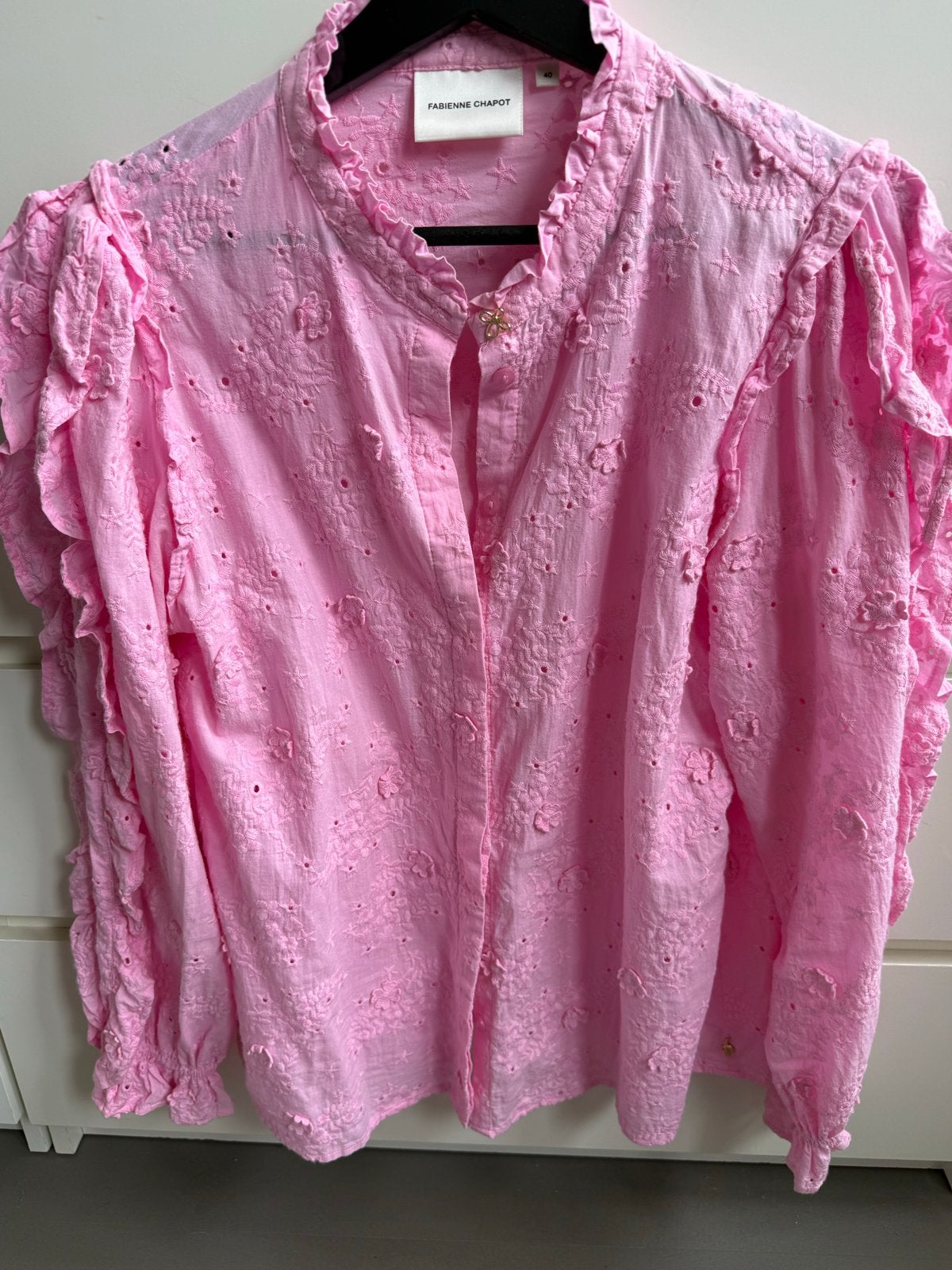 Fabienne Chapot blouse - Maat 40, Ophalen of Verzenden, Zo goed als nieuw, Maat 38/40 (M), Roze