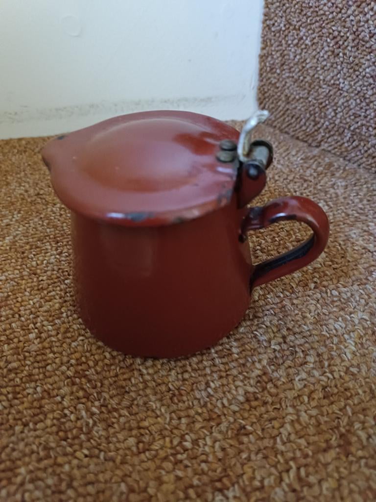 Kannetje met vast deksel, Ophalen of Verzenden