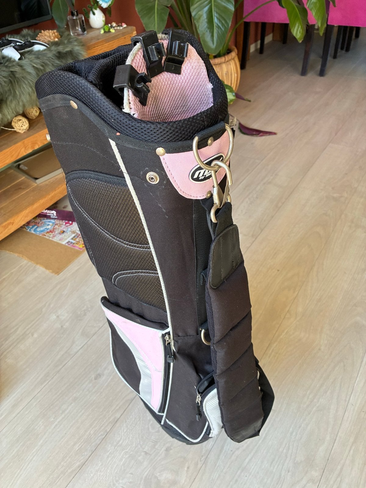 M.A.C. by Simon Golf golftas - Zwart/Roze, Sport en Fitness, Ophalen of Verzenden, Gebruikt, Tas, Overige merken
