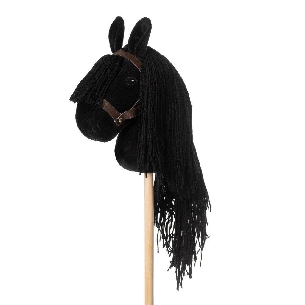Hobby Horse Stokpaard zwart met rugzakje, Ophalen of Verzenden, Nieuw