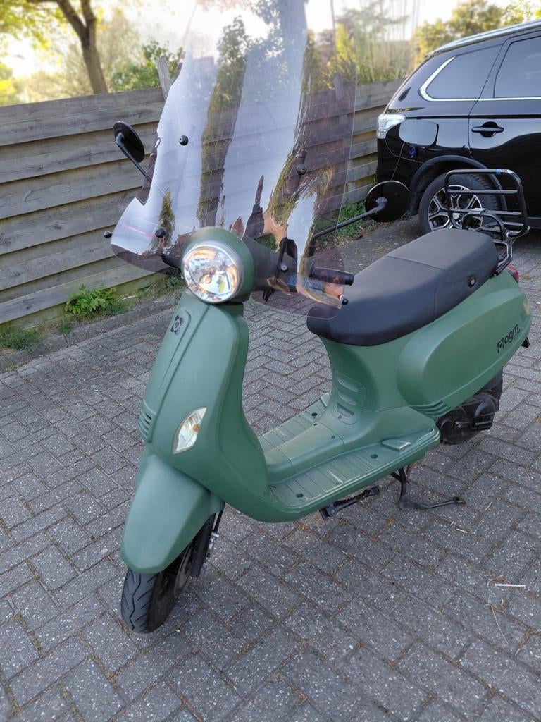 AGM VX 50 Mat Groen - Goed onderhouden scooter uit 2017, Ophalen of Verzenden, Gebruikt, Overige typen, Overige merken