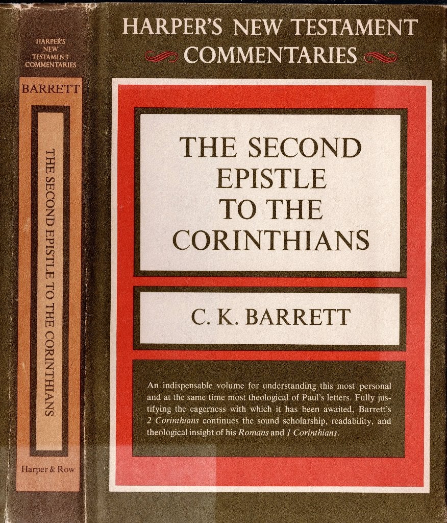 C.K. Barrett – The Second Epistle to the Corinthians (HNTC), Ophalen of Verzenden, Gelezen, Christendom | Katholiek