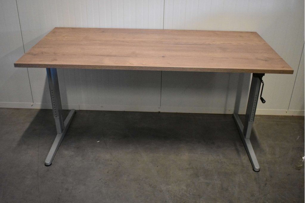Aspa bureau / bureaus 180x80 verstelbaar d.m.v. slinger, Niet ingevuld, Niet ingevuld, In hoogte verstelbaar, Ophalen of Verzenden