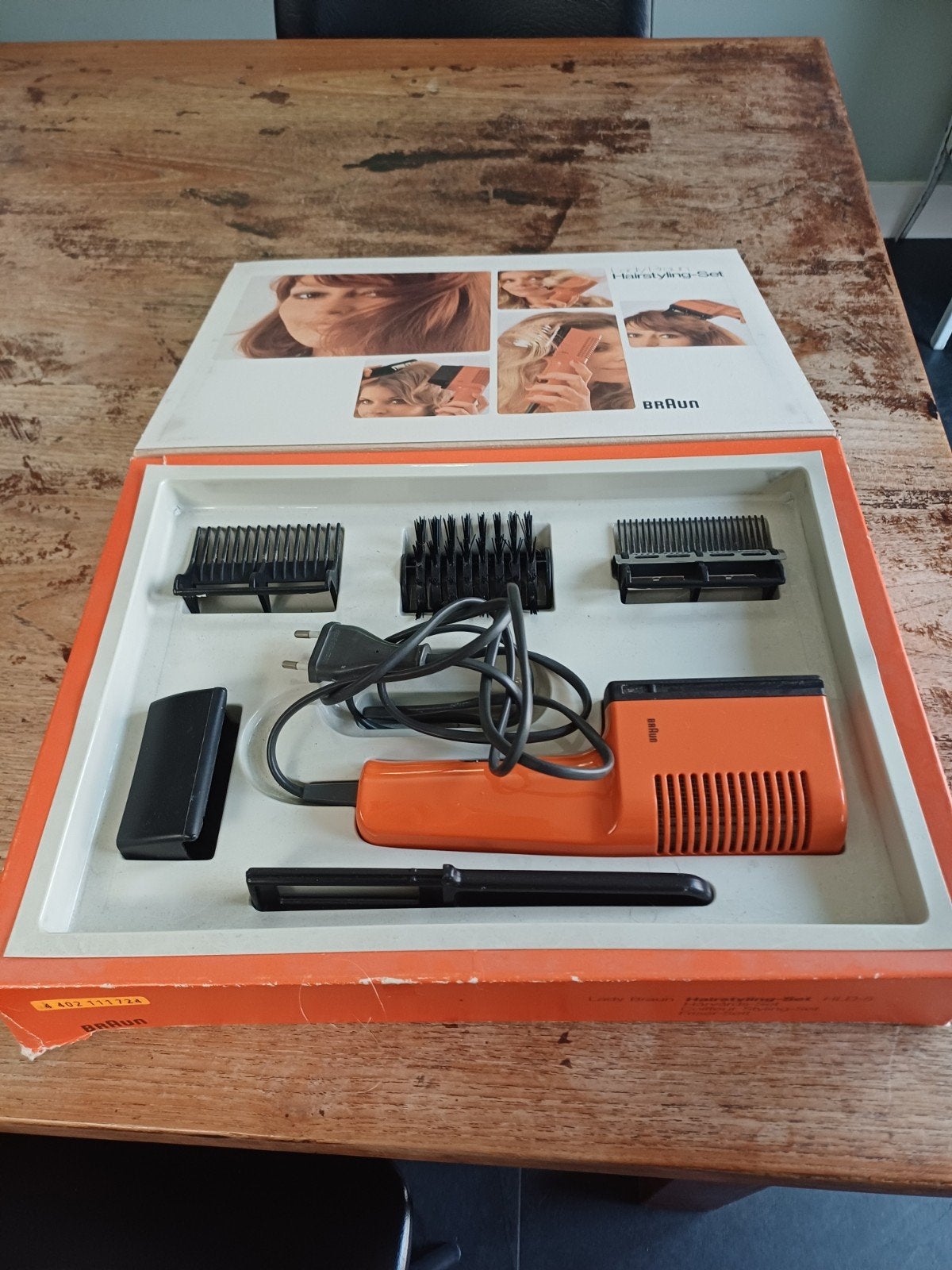 Vintage Lady Braun Haarstyling Set - Compleet en Werkend, Gebruikt, Onbekend, Ophalen of Verzenden, Onbekend