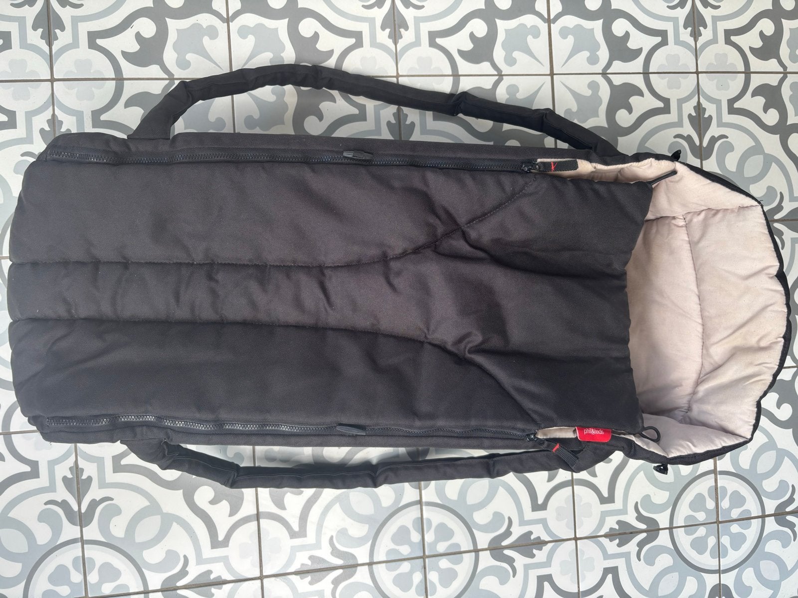 Phil&teds cocoon reiswieg xl zwart, Ophalen of Verzenden, Zo goed als nieuw, Met reiswieg, Kinderwagen