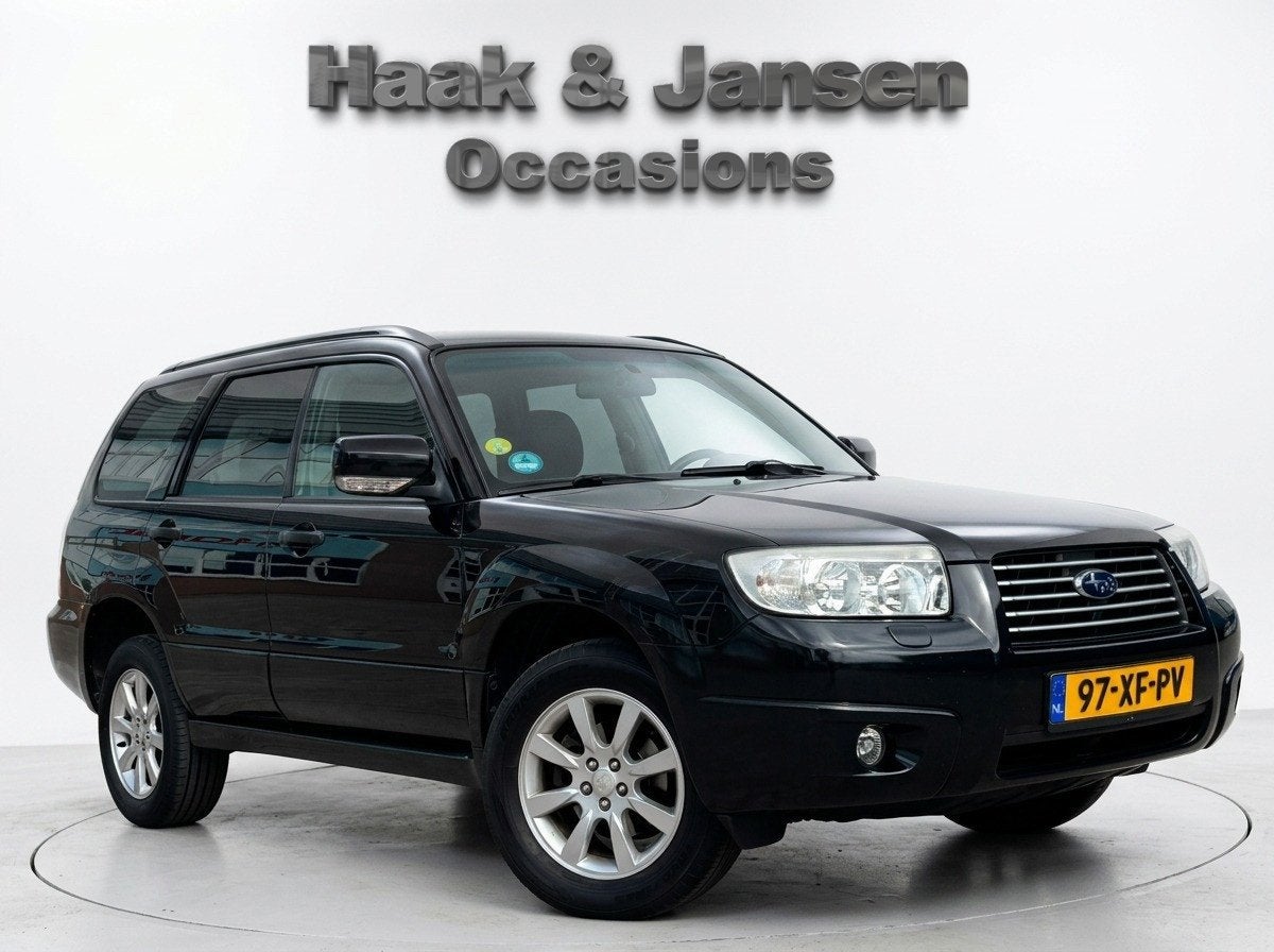 Subaru Forester 2.0 X Comfort Pack - Cruise - Infotainment -, Auto's, Subaru, 1994 cc, Gebruikt, 715 kg, Zwart
