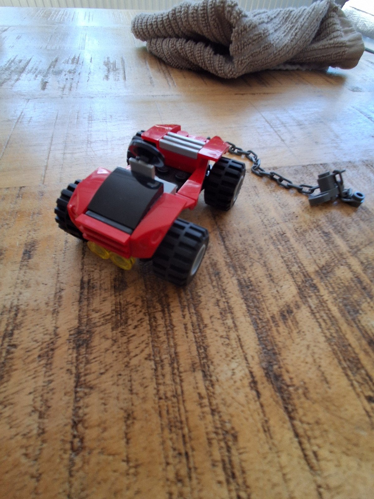 LEGO Quad met ketting - Rood en Zwart, Ophalen of Verzenden, Gebruikt, Overige merken