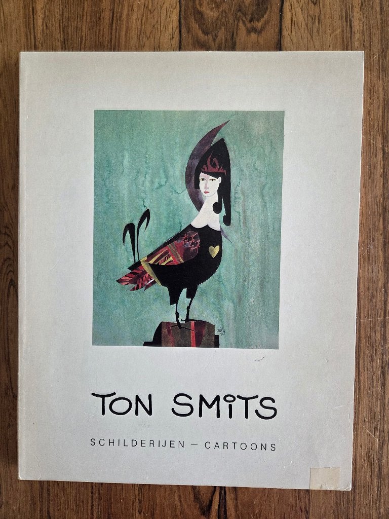 Ton Smits, Schilderijen - Cartoons, Ophalen of Verzenden, Gelezen, Schilder- en Tekenkunst