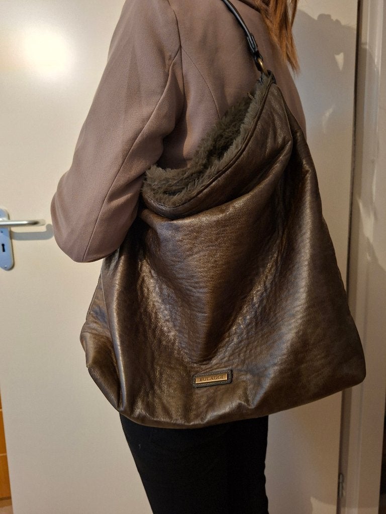 Nieuwe Bulaggi tas groen met fluffly accent, Ophalen of Verzenden, Nieuw, Groen, Handtas