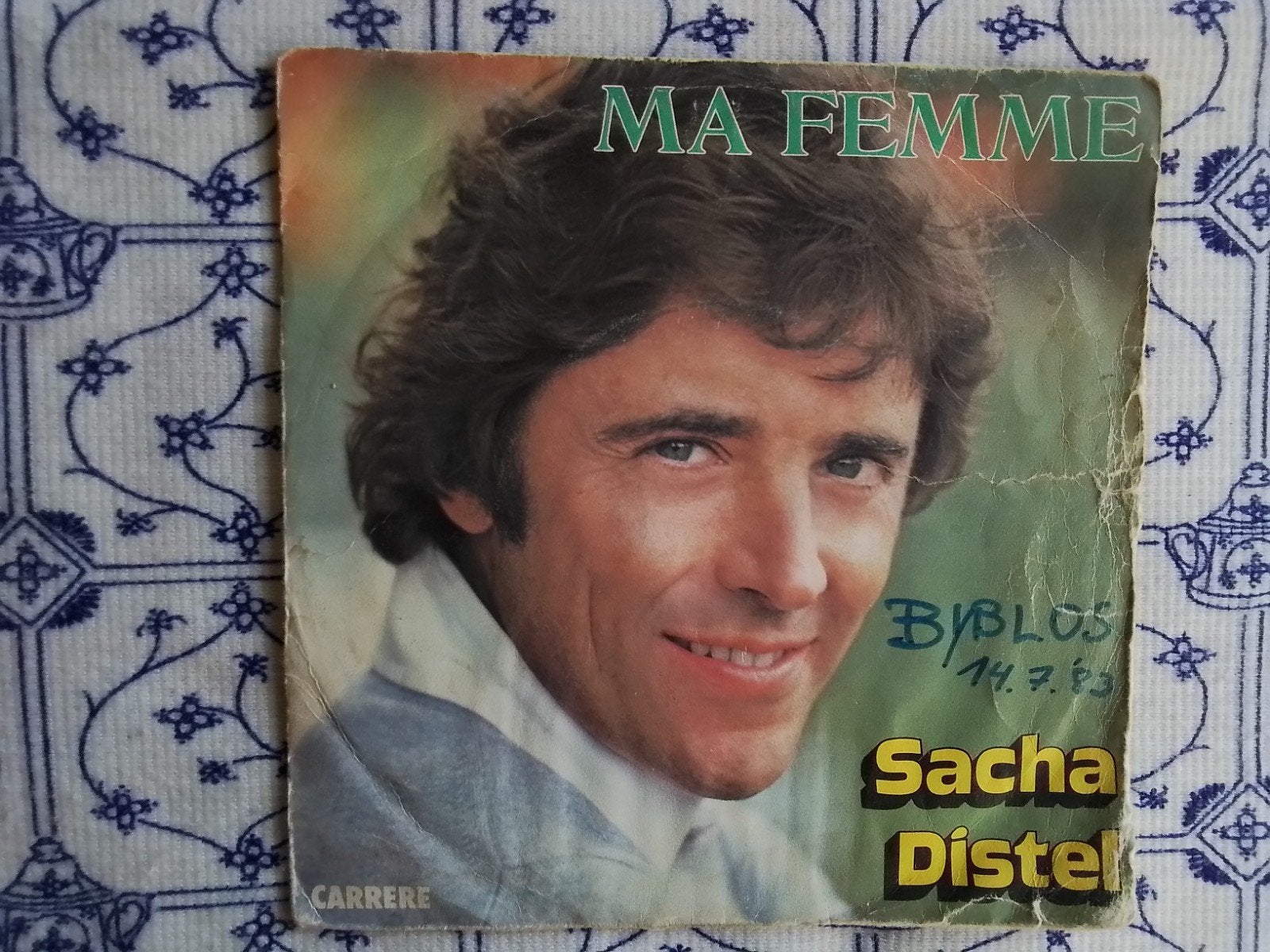 Sacha distel             Ma femme, Ophalen of Verzenden, Zo goed als nieuw, Pop, Single