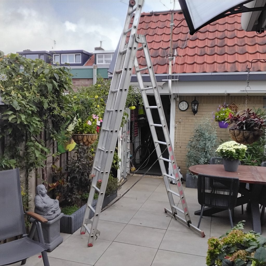 Te koop diversen ladders, Altrex, Alpe enz., Ophalen, Gebruikt, Opvouwbaar of Inschuifbaar, 4 meter of meer