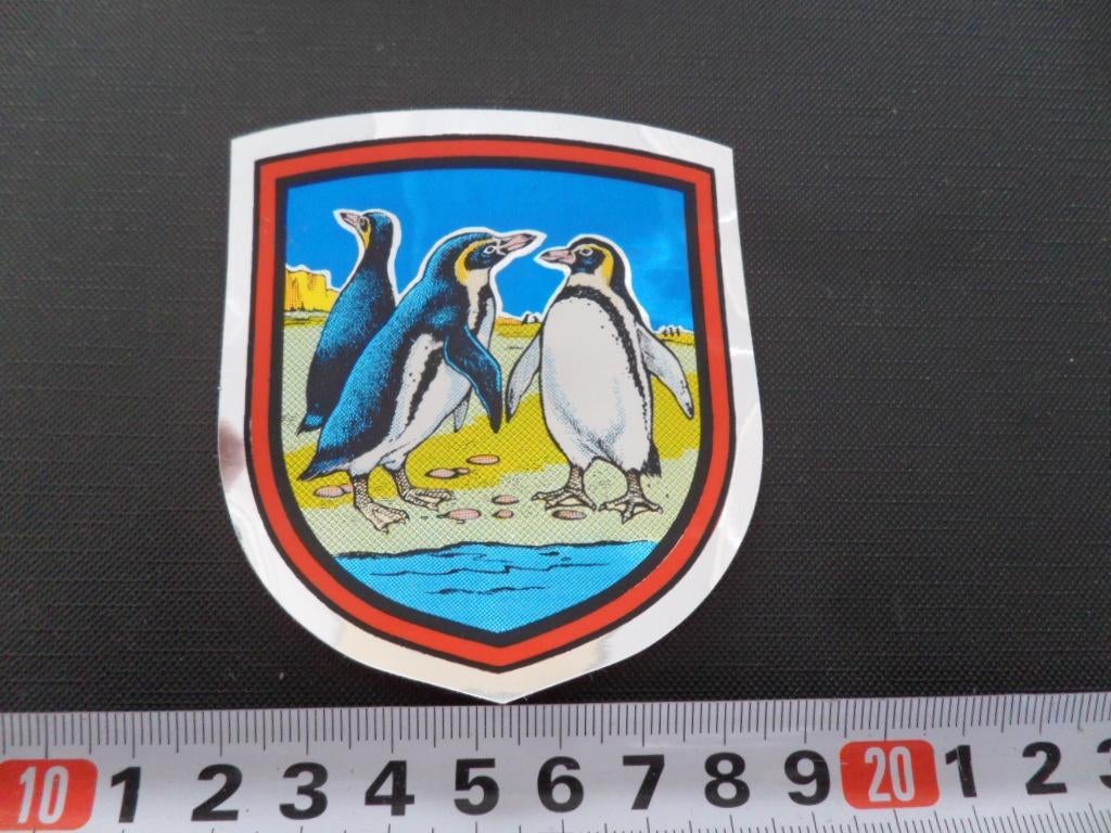 sticker folie - strip - pinguin pinguins *, Verzamelen, Stickers, Zo goed als nieuw, Ophalen