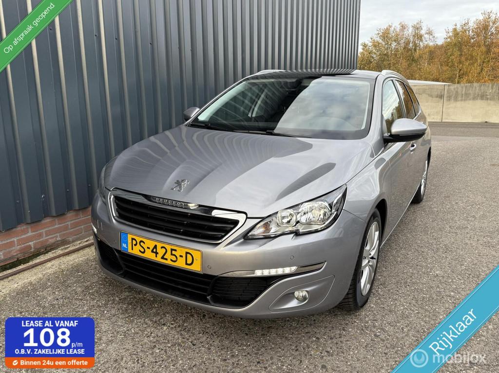 Peugeot 308 SW 1.2 PureTech Blue Lease Premium DRIEM/PANO/AP, Auto's, Voorwielaandrijving, Gebruikt, Euro 6, 1199 cc