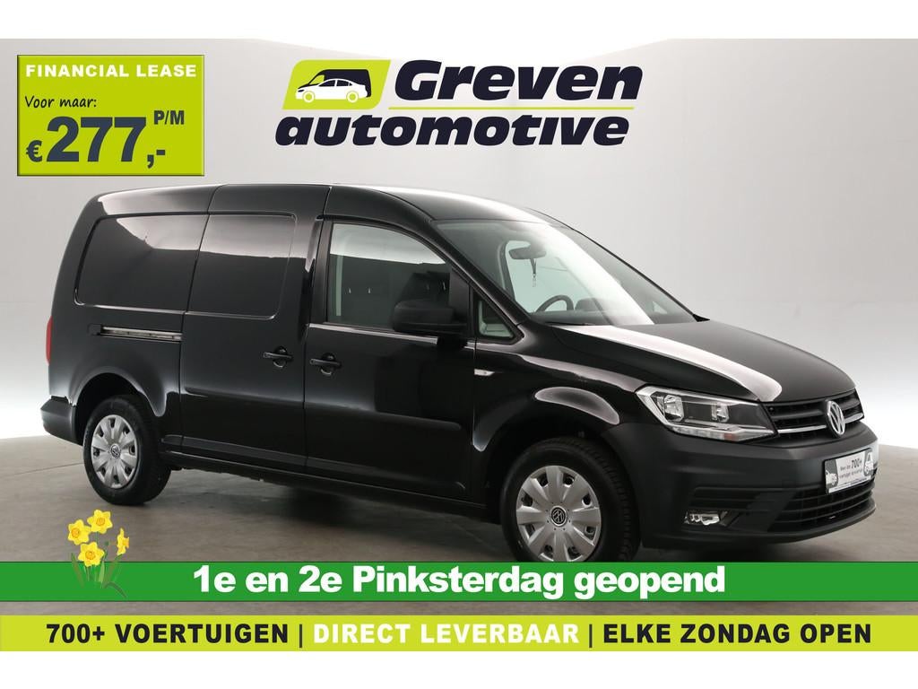 Volkswagen Caddy Maxi TSI 102PK | Benzine | Airco | Camera |, Auto's, Stof, Gebruikt, Volkswagen, Zwart