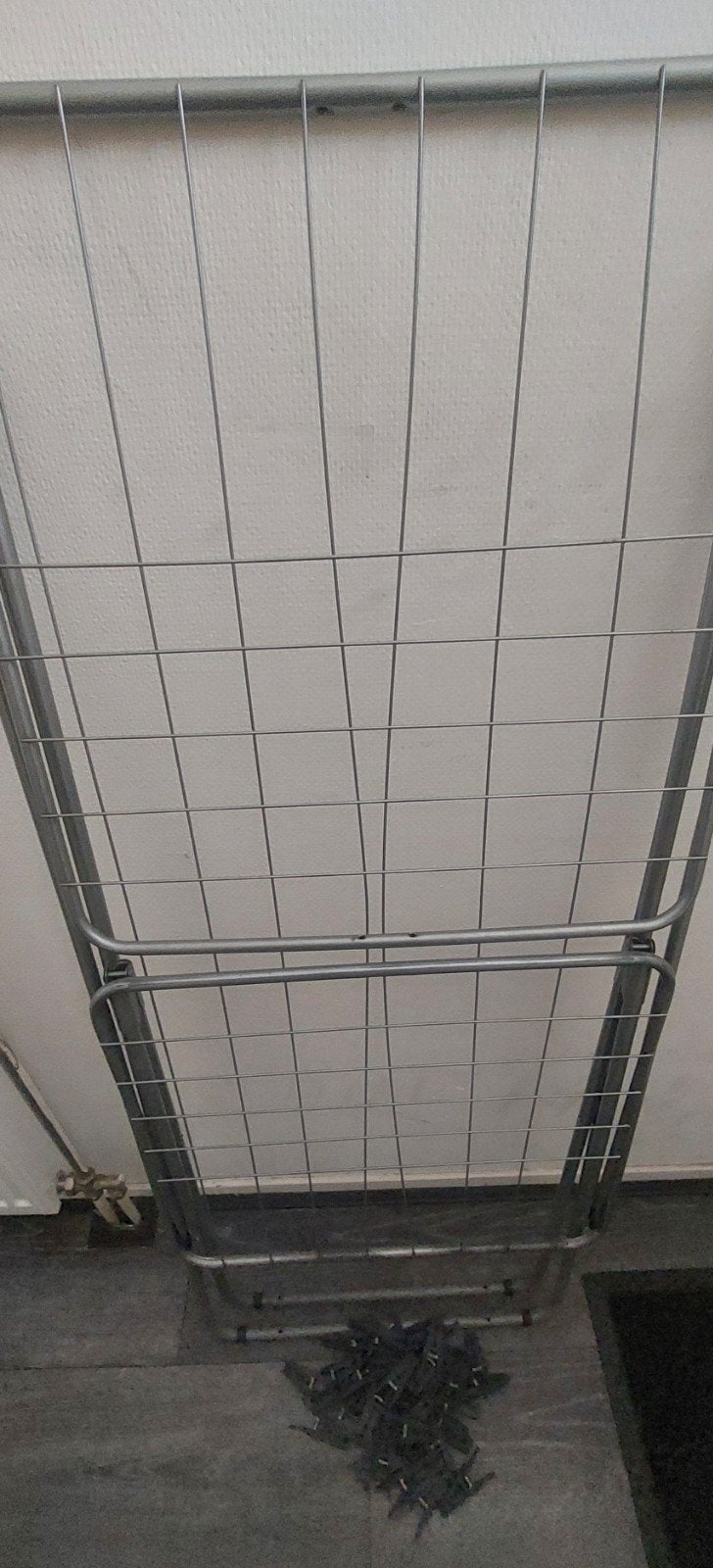 Metalen wasrek/droogrek + knippers erbij, Ophalen, Zo goed als nieuw