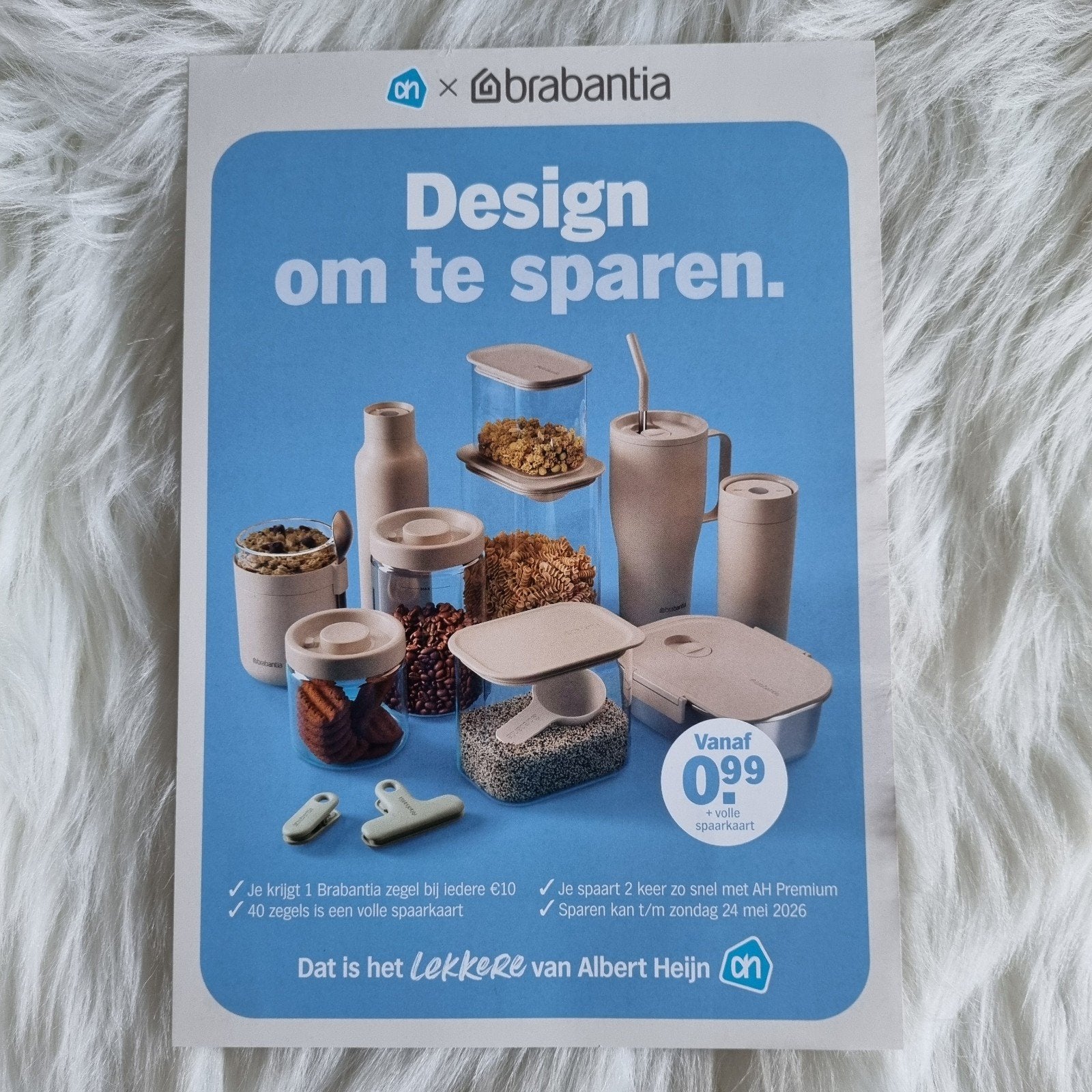 Brabantia digitale spaarkaarten - actie Albert Heijn!, Albert Heijn, Ophalen of Verzenden