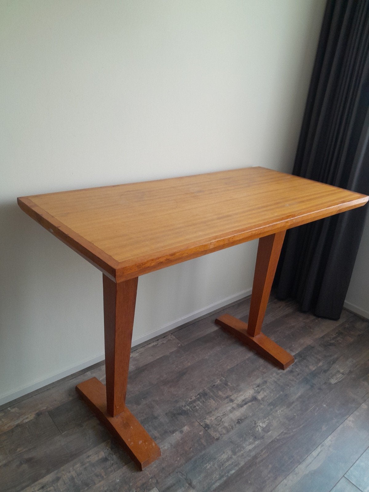 Houten kloostertafel, Ophalen, Gebruikt, 100 tot 150 cm, Vintage