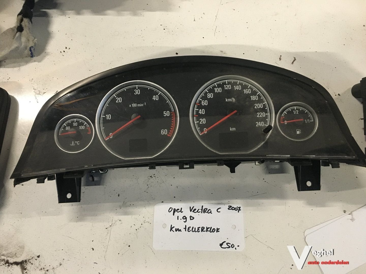 Opel Vectra C Stationwagen 2007 1.9 dcti  Km Tellerklok, Auto-onderdelen, Gebruikt, -, -, Ophalen of Verzenden