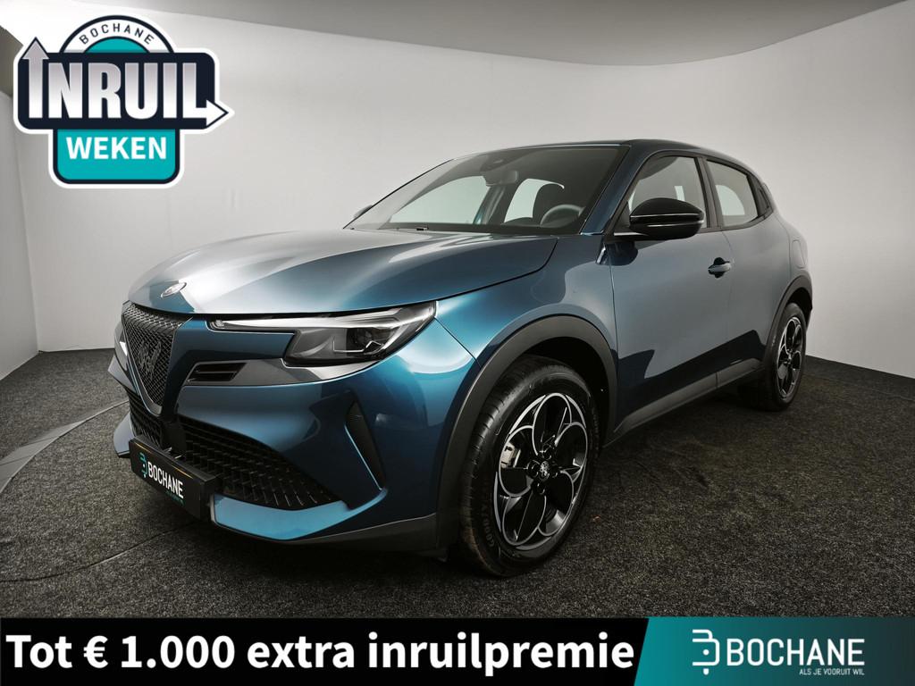 Alfa Romeo Junior Elettrica 54 kWh | Apple CarPlay / Android, Auto's, 413 km, Stof, Gebruikt, Blauw