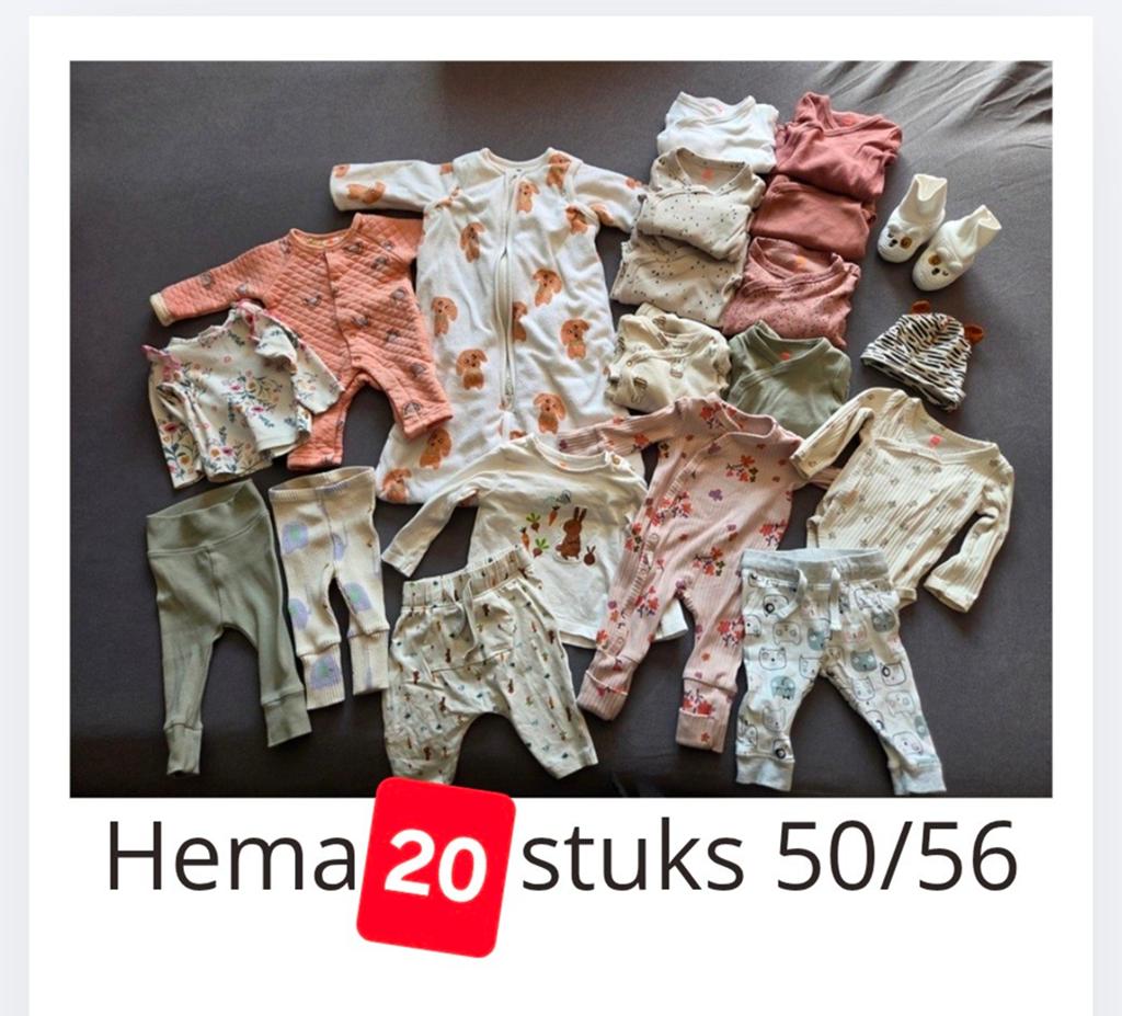 20 Hema artikelen maat 50/56, Ophalen of Verzenden, Zo goed als nieuw, Maat 50