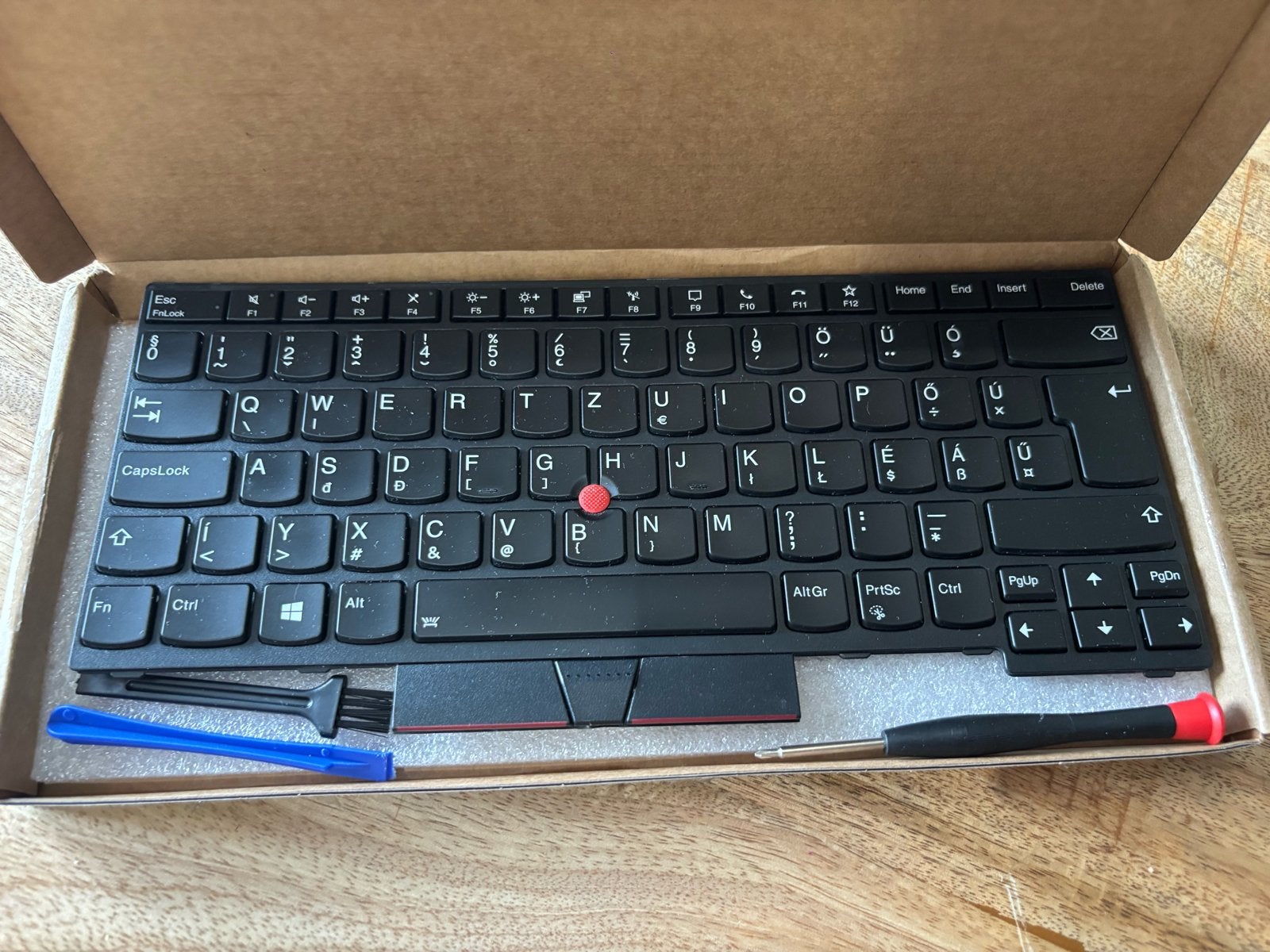 Lenovo ThinkPad T14 Keyboard QWERTZ (Polish), Ophalen, Nieuw, Numeriek gedeelte, Qwertz